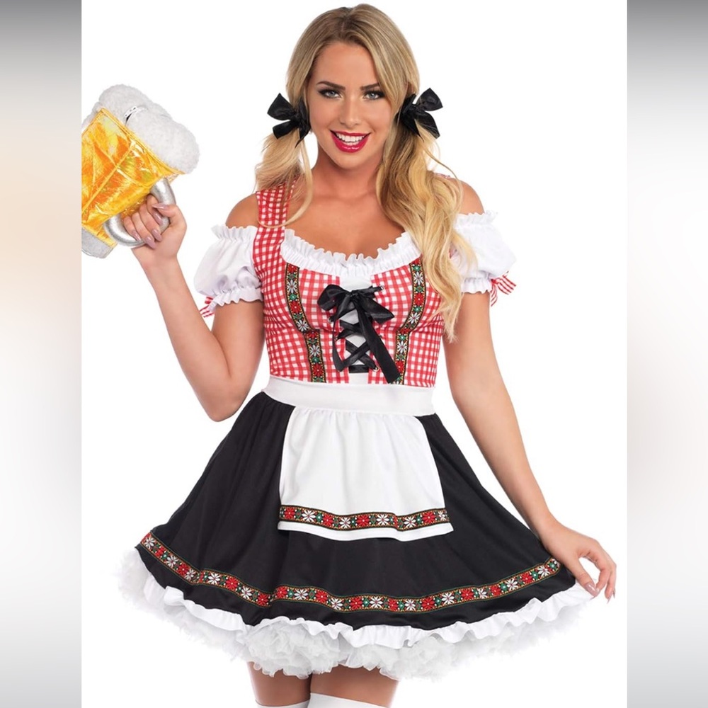 Spirit Red and Black Oktoberfest Dress